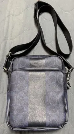 COACH ネイビー ショルダーバッグ
