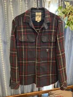 DIESEL ヴィンテージ加工 チェック柄ネルシャツ Mメンズ チェックシャツ