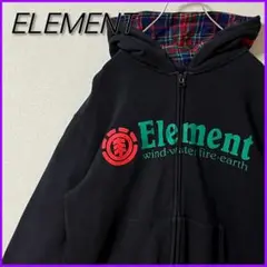 【ELEMENT】 エレメント ビッグロゴ ジップアップパーカー