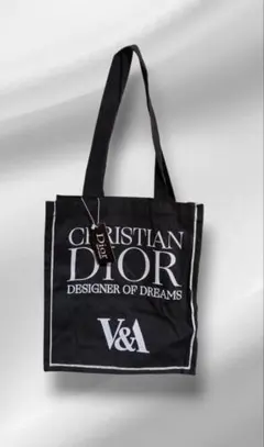 Dior トートバッグ　博物館 V&A 美術館　限定　エコバッグ　非売品　黒