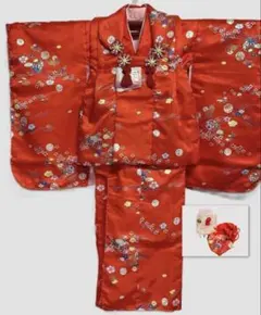 七五三 3歳　着物被布コートセット