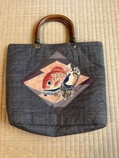 ハンドメイド　和柄バッグ