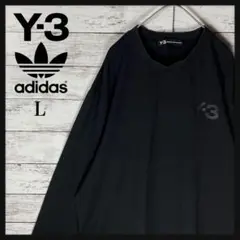 2426M【人気モデル】ワイスリー Y-3☆ワンポイントロゴ ロングTシャツ