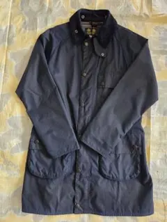 Barbour バブアーsl ボーダー コート ジャケット 32 ネイビー - メルカリ