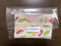 フェイラーラブラリー・ストロベリードット・メッシュポーチ約縦14cm