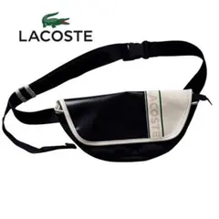 R■ LACOSTE ラコステ ショルダーバッグ ファスナーポケット付