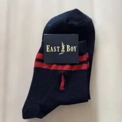 【EAST BOY】ソックス　定番　13cm ネイビー