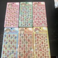 Choosegirlチーズガールキャラクターシール 6パックセット