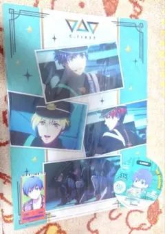 SideM 天峰秀 クリアファイル コースター ステッカー