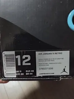 NIKE AIR JORDAN 11 RETRO GAMMA BLUE 30cmのサムネイル