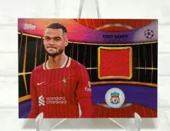 【299枚限定】 コーディ・ガクポ リバプール サインカード topps