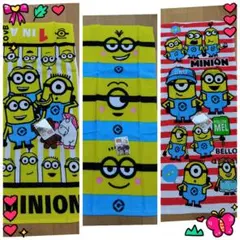 ミニオン フェイスタオル 3枚セット