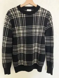DRIES VAN NOTEN チェック柄ニットセーター M