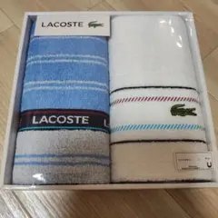 LACOSTE フェイスタオル 2枚セット