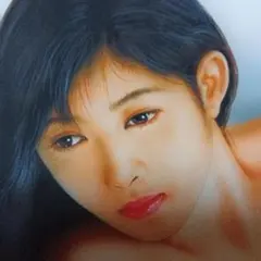 石川吾郎作☆石版画 ・リトグラフ「女性ポートレート」SAP版 - メルカリ