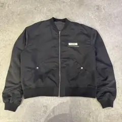 ⁠WEGO バックフォトプリント MA-1 フライトジャケット ブラック M⁠のサムネイル