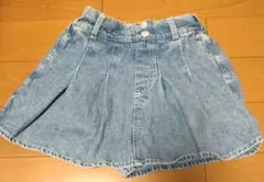 choachoa デニムフレアスカート風ショートパンツ