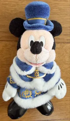 ミッキーマウス ぬいぐるみバッジ　クリスマス　2012
