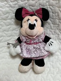 ミニーちゃん　25周年　ぬいぐるみバッジ