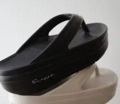 新品トングサンダル(mysa closet)ブラックMサイズのサムネイル