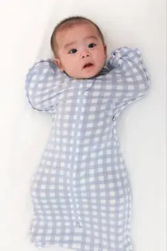 konny Newborn モダールスワドルスーツ　Blue Gingham