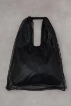 AZUL ブラック トートバッグ　チュールレイヤード