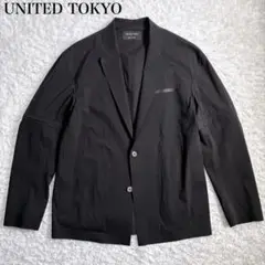 UNITED TOKYO 2WAY ナイロン テーラードジャケット 1 黒