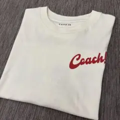 【美品】COACH クロップドTシャツ