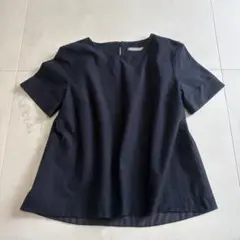 【美品】theory luxe セオリーリュクス 半袖チュニック　ネイビー