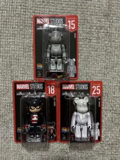 【こーせ様専用】マーベル ハッピーくじ ベアブリック 3点セット