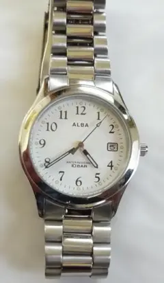 ALBA 腕時計 クォーツ 10BAR 防水ユーズド稼働品