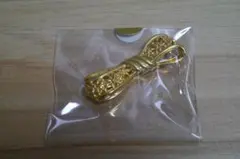 【新品・未使用】ブローチ リボン・花モチーフ ゴールド 金メッキ