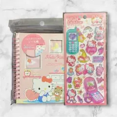 キティ ハローキティ 平成はっぴーフォン シール フォトポケット付き シール帳