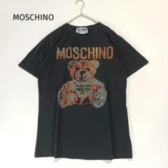 MOSCHINO Tシャツ 半袖 くま ベア ラインストーン L-LL相当のサムネイル