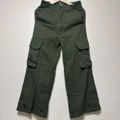 CLEL M-47 タイプ ミリタリー フレア カーゴ パンツ sサイズ