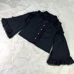 Angelic Pretty クラシカルドールブラウス長袖ブラウス リボン 黒
