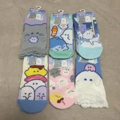 オバケーヌ　キッズ　靴下 ６足セット 15〜20cm