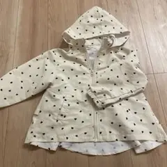 リセマイン　ハート柄フリル付きフードジャケット