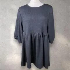 【美品】GLACIER チュニック　ワンピース　ペプラムトップスMサイズ　971