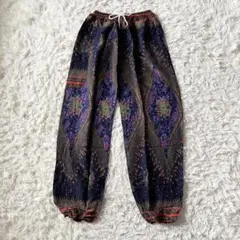エスニック サルエルパンツ
