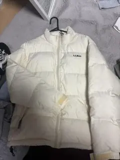 L.L.Bean クリーム ダウンジャケット