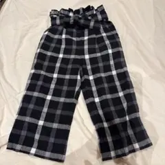 b.ROOM チェック柄 ロングパンツ 110cm