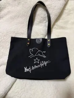 イルビゾンテ　キャンバストート　ブラック