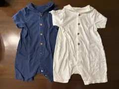 UNIQLO ベビー ロンパース 2枚セット 70cm