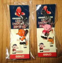 サトちゃん&サトコちゃん　MLBストラップコレクショストラップまとめ売り 2025年最新】サトちゃん ストラップの人気アイテム - メルカリ
