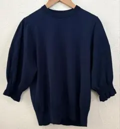 【美品】高島屋ブランド　SEASON STYLE LAB ネイビーニット
