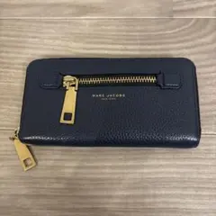 MARC JACOBS 長財布 ネイビー ラウンドファスナーのサムネイル