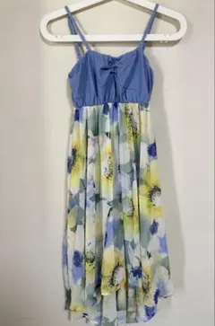 oneway ワンウェイ 花柄シフォンワンピース