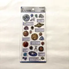 【即日発送】　正規品 大人の図鑑 3D カミオジャパン 天体編 シール