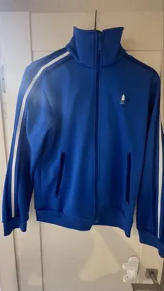 アディダス ジップアップジャケット 青